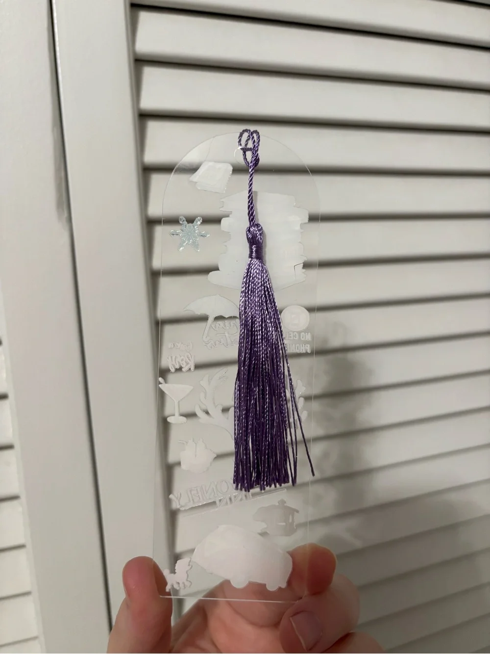 Tv show fandom vibes handcrafted bookmark by me